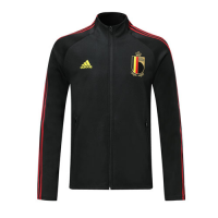 2019 Belgium Black High Neck Collar Training Jacket