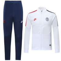 19/20 PSG Snow White High Neck Collar Training Kit(Jacket+Trouser)
