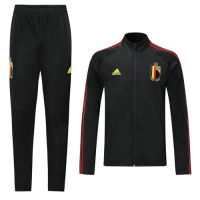 2019 Belgium Black High Neck Collar Training Kit(Jacket+Trousers)