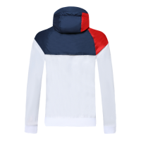 19/20 PSG Red&White Hoodie Windrunner Jacket