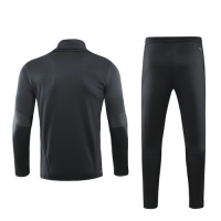 19/20 Ajax Black High Neck Collar Sweat Shirt Kit(Top+Trouser)
