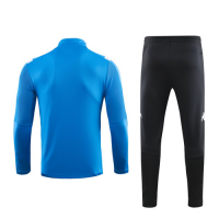 19/20 Napoli Blue Zipper Sweat Shirt Kit(Top+Trouser)