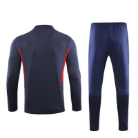 19/20 Sao Paulo Navy O-Neck Sweat Shirt Kit(Top+Trouser)