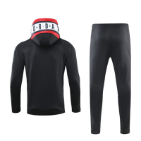 JORDAN Black Hoodie Training Kit(Jacket+Trouser)