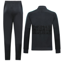 19/20 Barcelona Dark Gray High Neck Collar Training Kit(Jacket+Trouser)
