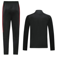 2019 Belgium Black High Neck Collar Training Kit(Jacket+Trousers)