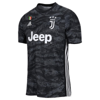19-20 Juventus Goalkeeper Black Soccer Jersey Shirt