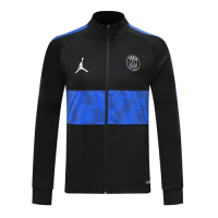 19/20 PSG Jordan Black&Blue High Neck Collar Training Jacket
