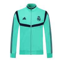 19/20 Real Madrid Green High Neck Collar Training Jacket