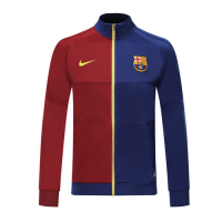 19/20 Barcelona Red&Blue High Neck Collar Training Jacket
