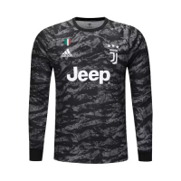 19/20 Juventus Goalkeeper Black Long Sleeve Jerseys Shirt