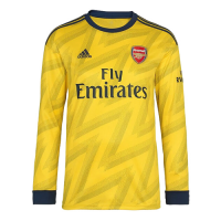 19/20 Arsenal Away Yellow Long Sleeve Soccer Jerseys Shirt