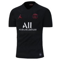 19/20 PSG JORDAN Goalkeeper Balck Soccer Jerseys Shirt(Player Version)