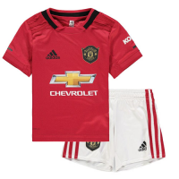 19-20 Manchester United Home Red Children's Jerseys Kit(Shirt+Short)
