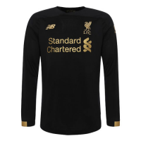 19-20 Liverpool Goalkeeper Black Long Sleeve Jerseys Shirt