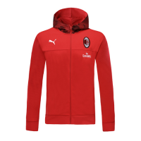 19/20 AC Milan Red Hoodie Jacket