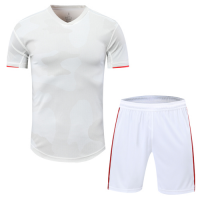 Juventus Style Customize Team Gray&White Soccer Jerseys Kit(Shirt+Short)