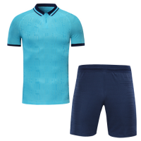 Tottenham Hotspur Style Customize Team Blue Soccer Jerseys Kit(Shirt+Short)