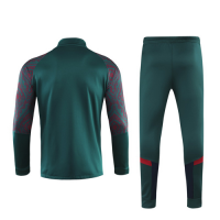 2019 Italy Dark Green High Neck Collar Training Kit(Jacket+Trouser)