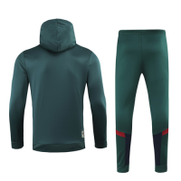 2019 Italy Green Hoodie Training Kit(Top+Trouser)