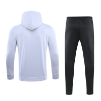 19/20 Juventus White Hoodie Training Kit(Jacket+Trouser)