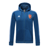 19/20 Arsenal Blue Hoodie Jacket