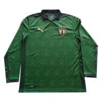 19/20 Italy Third Away Green Long Sleeve Jerseys Shirt