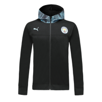 19/20 Manchester City Black Hoodie Jacket