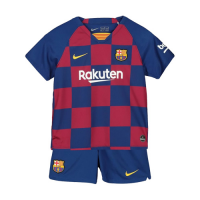 19-20 Barcelona Home Blue&Red Children's Jerseys Kit(Shirt+Short)