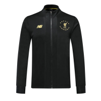 19/20 Liverpool Black High Neck Collar Training Jacket
