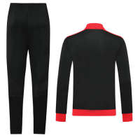 19/20 AC Milan Black High Neck Collar Training Kit(Jacket+Trouser)