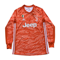 19/20 Juventus Goalkeeper Orange Long Sleeve Jerseys Shirt
