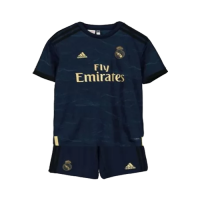 19-20 Real Madrid Away Navy Children's Jerseys Kit(Shirt+Short)