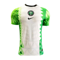 2020 Nigeria Home Green&White Soccer Jerseys Shirt(Player Version)
