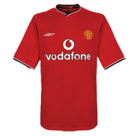 Discount Manchester United Home Retro Jersey 2000/02