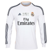 Real Madrid Retro Jersey Home Long Sleeve 2013/14