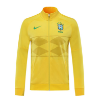 2021 Brazil Yellow Player Version Tranining Jacket