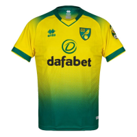19/20 Norwich City Home Yellow&Green Soccer Jerseys Shirt