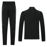 20/21 Juventus Black High Neck Collar Training Kit(Jacket+Trouser)