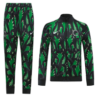 2020 World Cup Nigeria Black&Green Training Kit(Jacket+Trouser)