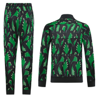 2020 World Cup Nigeria Black&Green Training Kit(Jacket+Trouser)