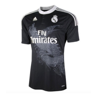 14/15 Real Madrid Away Black Retro Jerseys Shirt