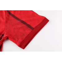 Spain Style Customize Team Red Soccer Jerseys Kit(Shirt+Short)