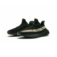 Adidas Yeezy 350 V2 Olive Green Cleat-Black