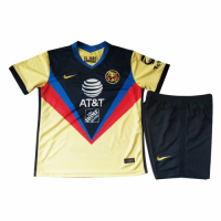 20/21 Club America Home Yellow Children's Jerseys Kit(Shirt+Short)