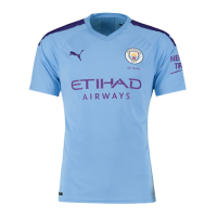 19/20 Manchester City Home Blue Jersey Shirt