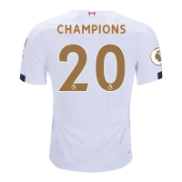 19/20 Liverpool Away "Champion #20 Golden" Soccer Shirt