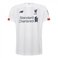19/20 Liverpool Away White Soccer Jerseys Kit(Shirt+Short)