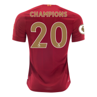 19/20 Liverpool Home "Champion #20 Golden" Soccer Shirt