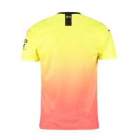 19/20 Manchester City Third Away Yellow&Orange Jerseys Kit(Shirt+Short)
